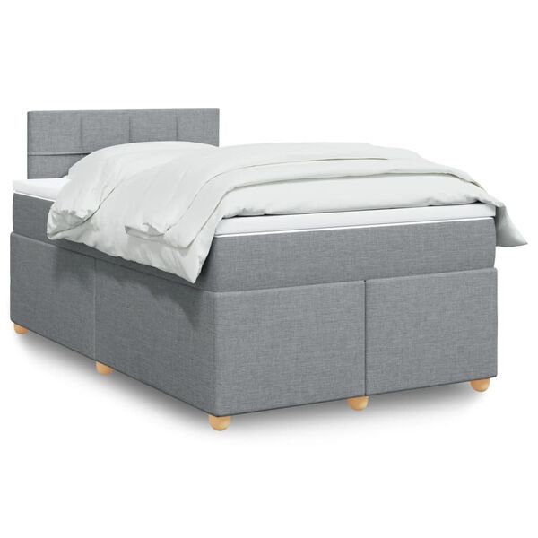 vidaXL &Kappa;&rho;&epsilon;&beta;ά&tau;&iota; Boxspring &mu;&epsilon; &Sigma;&tau;&rho;ώ&mu;&alpha; &Alpha;&nu;&omicron;&iota;&chi;&tau;ό &Gamma;&kappa;&rho;&iota; 120x200 &epsilon;&kappa;. &Upsilon;&phi;&alpha;&sigma;&mu;ά&tau;&iota;&nu;&omicron;