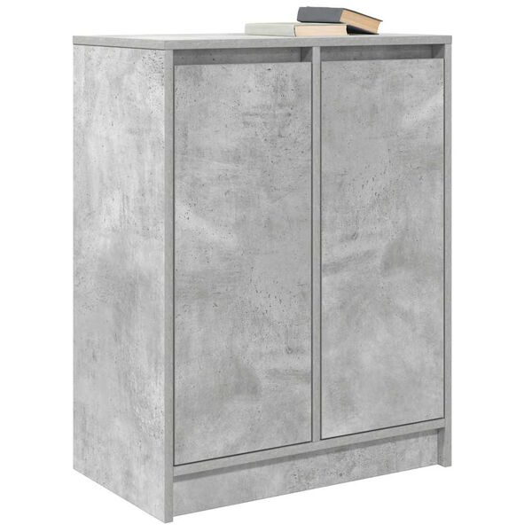 vidaXL Ντουλάπι Γκρι Σκυροδέματος 57x34x76 εκ. Επεξεργασμένο Ξύλο