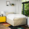 vidaXL &Kappa;&rho;&epsilon;&beta;ά&tau;&iota; Boxspring &mu;&epsilon; &Sigma;&tau;&rho;ώ&mu;&alpha; &Kappa;&rho;&epsilon;&mu; 120x190 &epsilon;&kappa;. &Upsilon;&phi;&alpha;&sigma;&mu;ά&tau;&iota;&nu;&omicron;