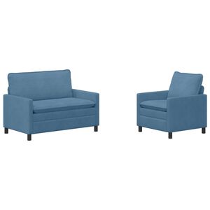 vidaXL &Sigma;&epsilon;&tau; &Kappa;&alpha;&nu;&alpha;&pi;έ 2 pcs &Mu;&pi;&lambda;&epsilon; Ύ&phi;&alpha;&sigma;&mu;&alpha;