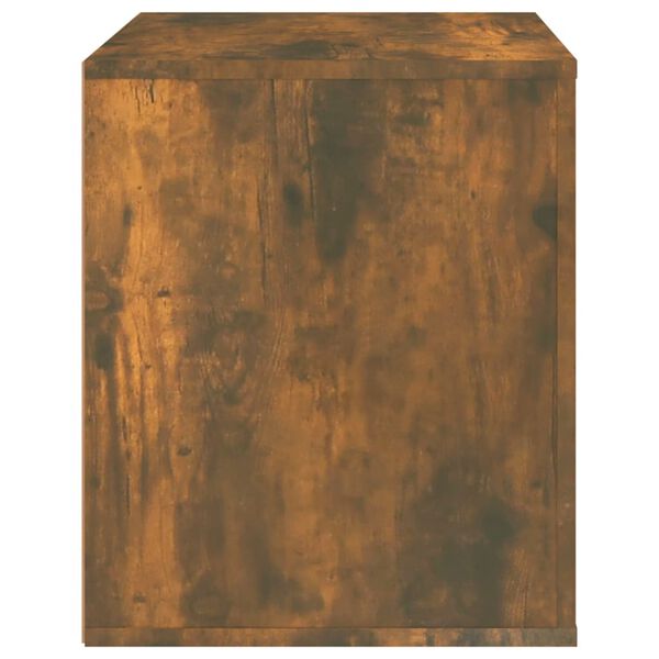 vidaXL Κομοδίνο Καπνιστή Δρυς 50 x 39 x 47 εκ.