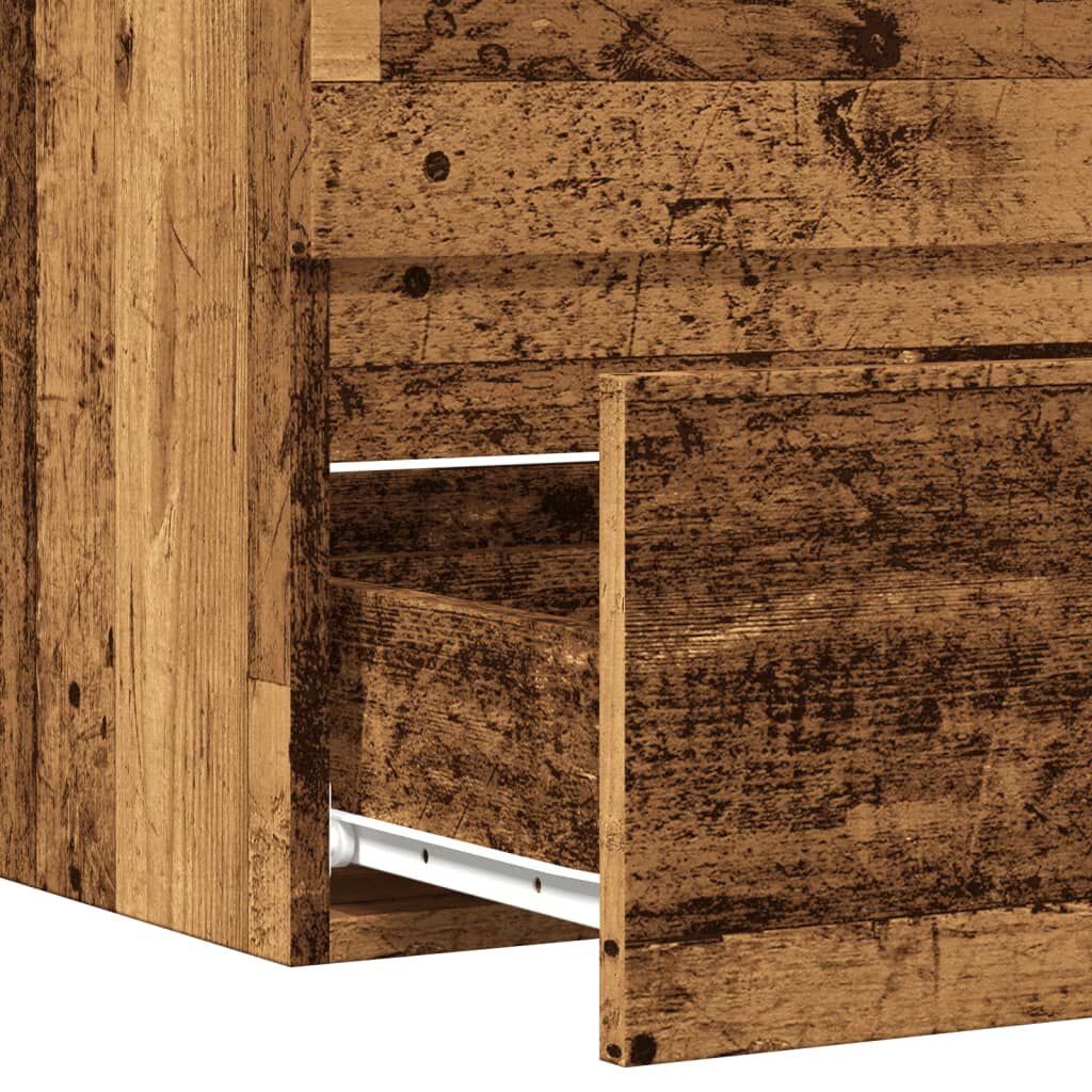 vidaXL Ντουλάπι Μπάνιου Παλαιό Ξύλο 60x38,5x45 εκ. Επεξεργασμένο Ξύλο