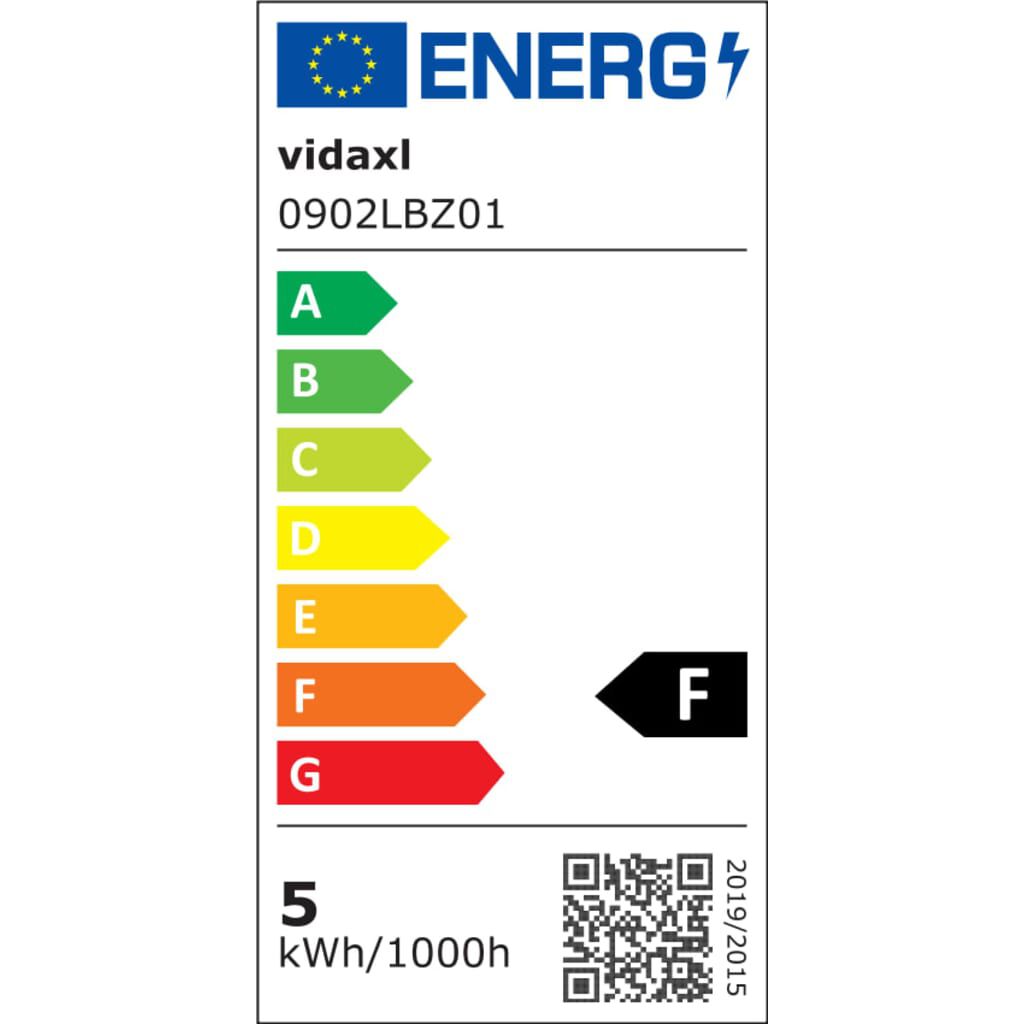 vidaXL Φωτιστικό Ενυδρείου LED με Σφιγκτήρα Μπλε/Λευκό 25-45 εκ.