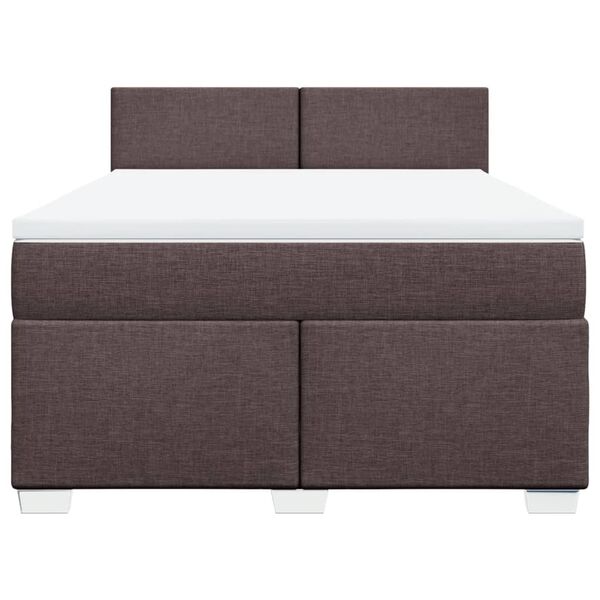 vidaXL &Kappa;&rho;&epsilon;&beta;ά&tau;&iota; Boxspring &mu;&epsilon; &Sigma;&tau;&rho;ώ&mu;&alpha; &Sigma;&kappa;&omicron;ύ&rho;&omicron; &Kappa;&alpha;&phi;έ 140x200 &epsilon;&kappa; &Upsilon;&phi;&alpha;&sigma;&mu;ά&tau;&iota;&nu;&omicron;