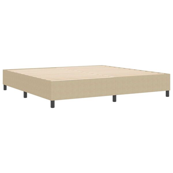 vidaXL Κρεβάτι με ελατήρια Γκρι Πράσινο 200 x 200 cm Βελούδο