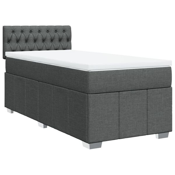 vidaXL &Kappa;&rho;&epsilon;&beta;ά&tau;&iota; Boxspring &mu;&epsilon; &Sigma;&tau;&rho;ώ&mu;&alpha; &Sigma;&kappa;&omicron;ύ&rho;&omicron; &Gamma;&kappa;&rho;&iota; 80x200 &epsilon;&kappa;. &Upsilon;&phi;&alpha;&sigma;&mu;ά&tau;&iota;&nu;&omicron;
