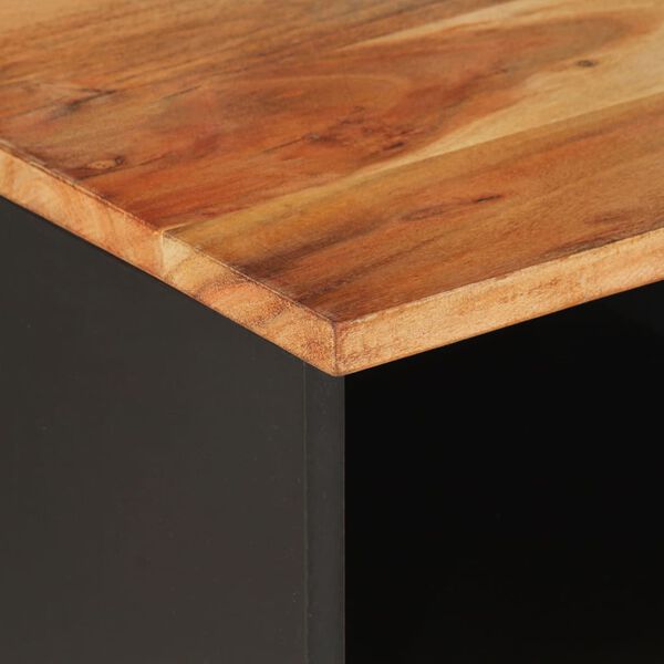 vidaXL Έπιπλο Τηλεόρασης 100x33x46 εκ. Μασίφ Ξύλο Ακακίας & Επεξ. Ξύλο