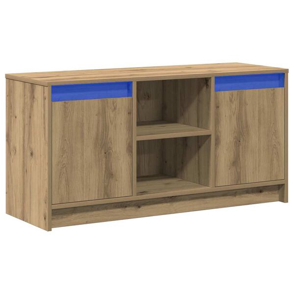 vidaXL Ντουλάπι TV Καφέ 100 x 34 x 50 εκ Επεξεργασμένο ξύλο