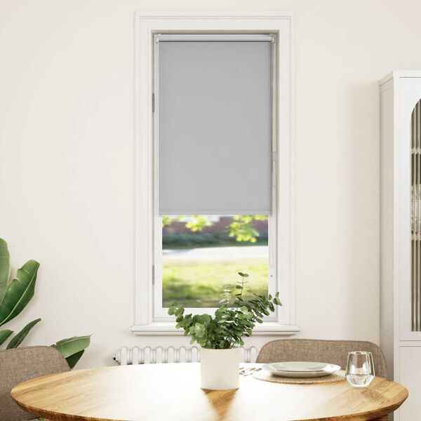 vidaXL Roller Blind Blackout &alpha;&nu;&omicron;&iota;&chi;&tau;ό &gamma;&kappa;&rho;&iota; 45x175 cm &Pi;&lambda;ά&tau;&omicron;&sigmaf; &upsilon;&phi;ά&sigma;&mu;&alpha;&tau;&omicron;&sigmaf;