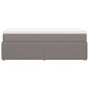 vidaXL &Kappa;&rho;&epsilon;&beta;ά&tau;&iota; Boxspring &mu;&epsilon; &Sigma;&tau;&rho;ώ&mu;&alpha; Taupe 80x200 &epsilon;&kappa;. &Upsilon;&phi;&alpha;&sigma;&mu;ά&tau;&iota;&nu;&omicron;