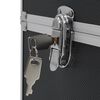 vidaXL Βαλίτσα Μακιγιάζ Μαύρη 37 x 24 x 35 εκ. Αλουμινίου