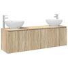 vidaXL &Sigma;&epsilon;&tau; &Nu;&tau;&omicron;&upsilon;&lambda;&alpha;&pi;&iota;ώ&nu; &Mu;&pi;ά&nu;&iota;&omicron;&upsilon; 3 &tau;&mu;&chi;. Sonoma &Delta;&rho;&upsilon;&sigmaf; 49,5 x 44,5 x 65 &epsilon;&kappa;