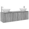 vidaXL &Sigma;&epsilon;&tau; &Nu;&tau;&omicron;&upsilon;&lambda;&alpha;&pi;&iota;ώ&nu; &Mu;&pi;ά&nu;&iota;&omicron;&upsilon; 3 &tau;&mu;&chi;. &Gamma;&kappa;&rho;&iota; Sonoma 49,5 x 44,5 x 65 &epsilon;&kappa;