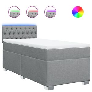 vidaXL &Kappa;&rho;&epsilon;&beta;ά&tau;&iota; Boxspring &mu;&epsilon; &Sigma;&tau;&rho;ώ&mu;&alpha; &Alpha;&nu;&omicron;&iota;&chi;&tau;ό &Gamma;&kappa;&rho;&iota; 80x200 &epsilon;&kappa;. &Upsilon;&phi;&alpha;&sigma;&mu;ά&tau;&iota;&nu;&omicron;