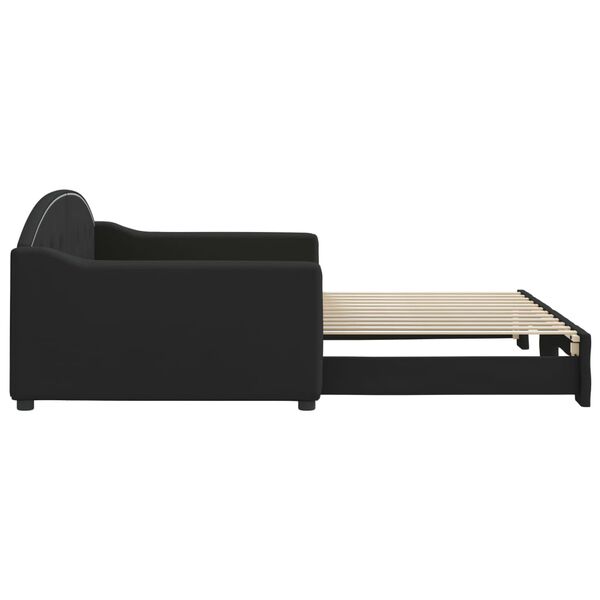 vidaXL &Kappa;&alpha;&nu;&alpha;&pi;έ&sigmaf; &Kappa;&rho;&epsilon;&beta;ά&tau;&iota; &Sigma;&upsilon;&rho;ό&mu;&epsilon;&nu;&omicron;&sigmaf; &Mu;&alpha;ύ&rho;&omicron;&sigmaf; 100 x 200 &epsilon;&kappa;. &Upsilon;&phi;&alpha;&sigma;&mu;ά&tau;&iota;&nu;&omicron;&sigmaf;