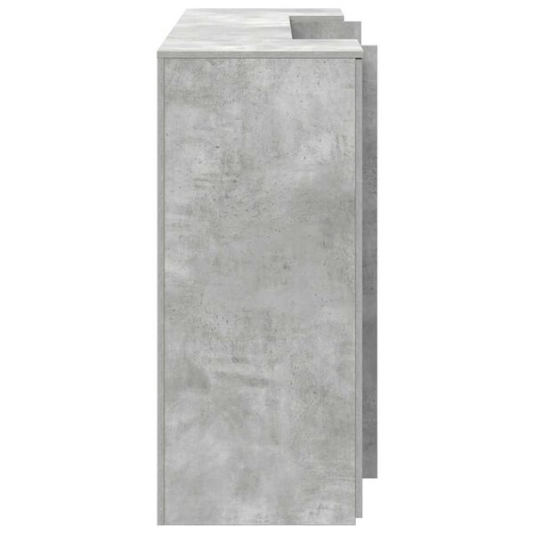 vidaXL Γραφείο υποδοχής 180x50x103,5εκ. Επεξεργασμένο Ξύλο