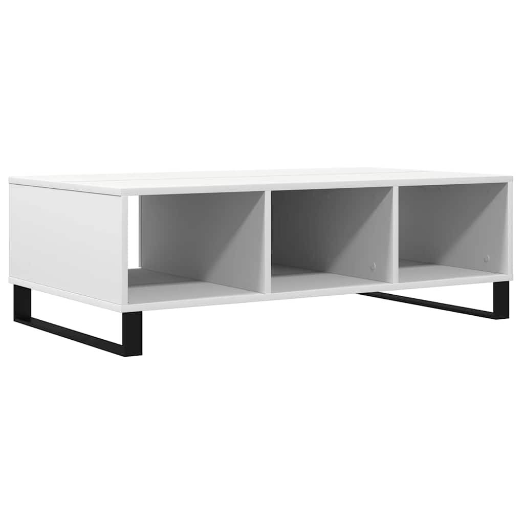vidaXL Τραπεζάκι Σαλονιού Λευκό 104x60x35 εκ. από Επεξεργασμένο Ξύλο