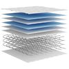 vidaXL Στρώμα με Bonnell Springs Μεσαία Σκληρότητα 160 x 200 εκ.