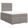 vidaXL &Kappa;&rho;&epsilon;&beta;ά&tau;&iota; Boxspring &mu;&epsilon; &Sigma;&tau;&rho;ώ&mu;&alpha; Taupe 120x190 &epsilon;&kappa;. &Upsilon;&phi;&alpha;&sigma;&mu;ά&tau;&iota;&nu;&omicron;