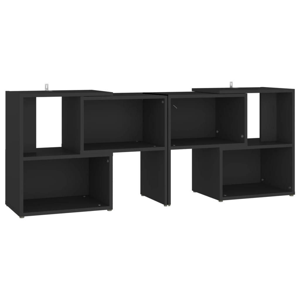 vidaXL Έπιπλο Τηλεόρασης Μαύρο 104 x 30 x 52 εκ. από Επεξ. Ξύλο