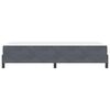 vidaXL Κρεβάτι box spring με στρώμα Σκούρο Γκρι 80 x 200 cm Βελούδο