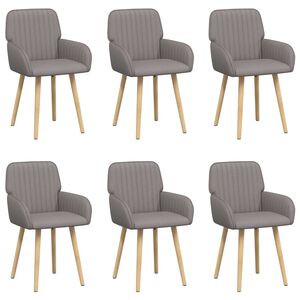 vidaXL &Kappa;&alpha;&rho;έ&kappa;&lambda;&epsilon;&sigmaf; &phi;&alpha;&gamma;&eta;&tau;&omicron;ύ 6 &tau;&mu;&chi;. Ύ&phi;&alpha;&sigma;&mu;&alpha; Taupe 56,5 x 50 x 87,5 &epsilon;&kappa;.