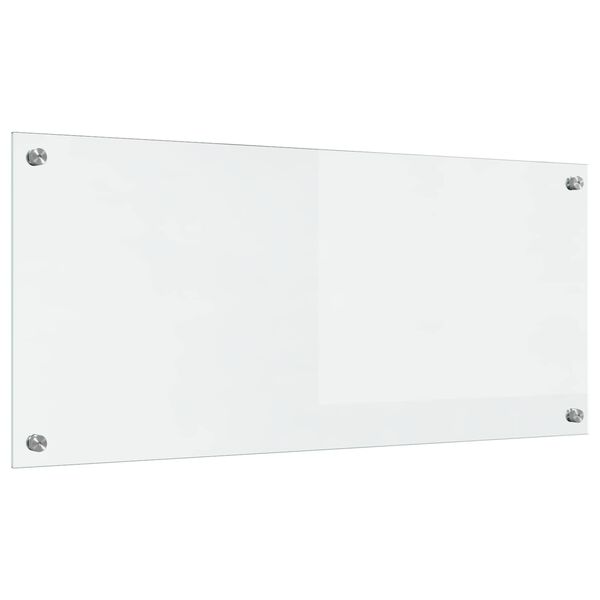 vidaXL Πίσω Πάνελ Κουζίνας Διαφανές 90 x 40 cm σκληρυμένο γυαλί