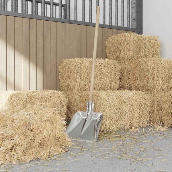 vidaXL Κεφάλι Φτυαριού 4 pcs Ασημί 45 x 38 εκ. Αλουμίνιο