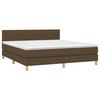 vidaXL &Kappa;&rho;&epsilon;&beta;ά&tau;&iota; Boxspring &mu;&epsilon; &Sigma;&tau;&rho;ώ&mu;&alpha; &Sigma;&kappa;&omicron;ύ&rho;&omicron; &Kappa;&alpha;&phi;έ 180x200 &epsilon;&kappa; &Upsilon;&phi;&alpha;&sigma;&mu;ά&tau;&iota;&nu;&omicron;
