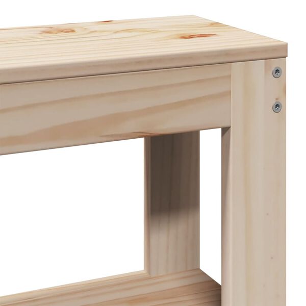 vidaXL Πλαίσιο Κρεβατιού με Κεφαλάρι 180x200 εκ. από Μασίφ Ξύλο Πεύκου