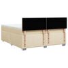 vidaXL &Kappa;&rho;&epsilon;&beta;ά&tau;&iota; Boxspring &mu;&epsilon; &Sigma;&tau;&rho;ώ&mu;&alpha; &Kappa;&rho;&epsilon;&mu; 200x200 &epsilon;&kappa;. &Upsilon;&phi;&alpha;&sigma;&mu;ά&tau;&iota;&nu;&omicron;