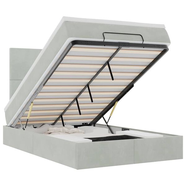 vidaXL &Omicron;&theta;&omega;&mu;&alpha;&nu;&iota;&kappa;ό &kappa;&rho;&epsilon;&beta;ά&tau;&iota; &mu;&epsilon; &sigma;&tau;&rho;ώ&mu;&alpha;&tau;&alpha; & LEDs &Alpha;&nu;&omicron;&iota;&chi;&tau;ό &gamma;&kappa;&rho;&iota; &Beta;&epsilon;&lambda;&omicron;ύ&delta;&omicron;