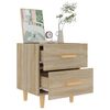 vidaXL Κομοδίνα 2 τεμ. Sonoma Δρυς 40 x 35 x 47,5 εκ.