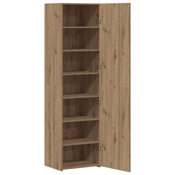 vidaXL Highboard 2 pcs Artisan Oak 50 x 42,5 x 185 &epsilon;&kappa;.