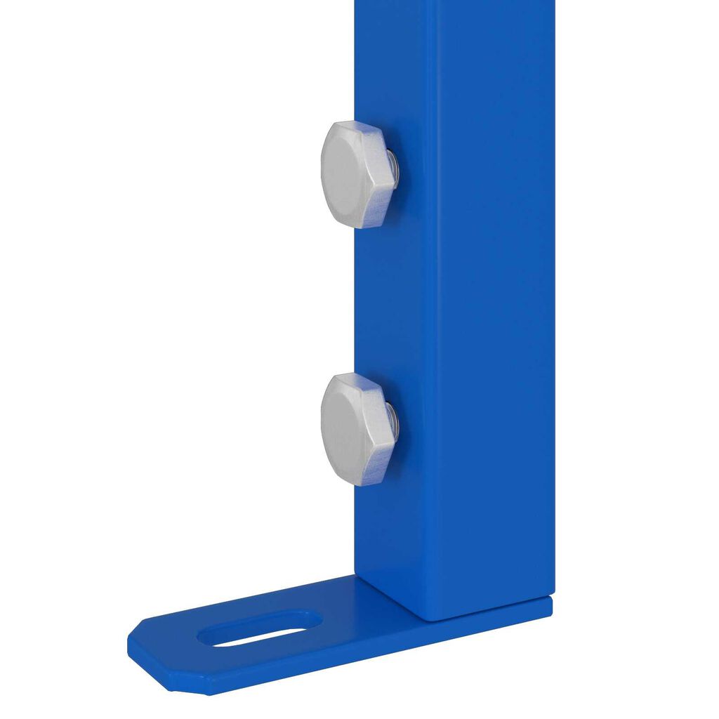 vidaXL Κρυφή Στήριξη για Ουρητήριο 50x115-139 εκ Ατσάλι