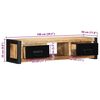 ντουλάπι τηλεόρασης vidaXL 100x30x25 cm Στερεό ακατέργαστο ξύλο Mango