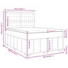 vidaXL &Kappa;&rho;&epsilon;&beta;ά&tau;&iota; Boxspring &mu;&epsilon; &Sigma;&tau;&rho;ώ&mu;&alpha; &Sigma;&kappa;&omicron;ύ&rho;&omicron; &Kappa;&alpha;&phi;έ 140x200 &epsilon;&kappa; &Upsilon;&phi;&alpha;&sigma;&mu;ά&tau;&iota;&nu;&omicron;