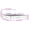 vidaXL Πλαίσιο Κρεβατιού Sonoma Δρυς 160x200 εκ. Επεξ. Ξύλο & Μέταλλο