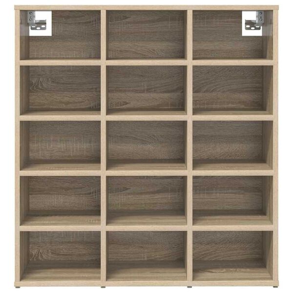 vidaXL Ντουλάπα Παπουτσιών με ράφι Sonoma Δρυς 77.5 x 30 x 83.5 εκ.