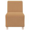 vidaXL Μοναδικός Καναπές χωρίς Χερούλια 2 pcs Μπεζ 55 x 74 x 82 εκ.
