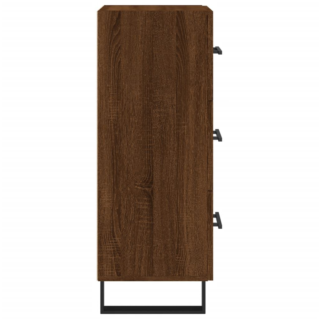 vidaXL Ντουλάπι Καφέ Δρυς 34,5 x 34 x 90 εκ. Επεξεργασμένο Ξύλο