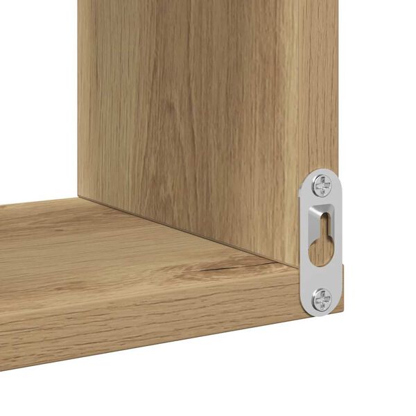 vidaXL Γωνιακό ράφι τοίχου Δρυς τεχνίτης 40x40x49,5 cm