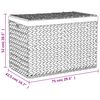 vidaXL Καλάθι Άπλυτων με 3 Τμήματα 75x42,5x52 εκ. από Υάκινθο Νερού