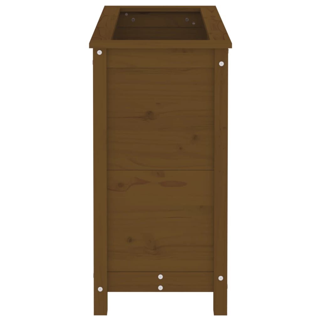 vidaXL Ζαρντινιέρα Μελί 82,5 x 40 x 78 εκ. από Μασίφ Ξύλο Πεύκου
