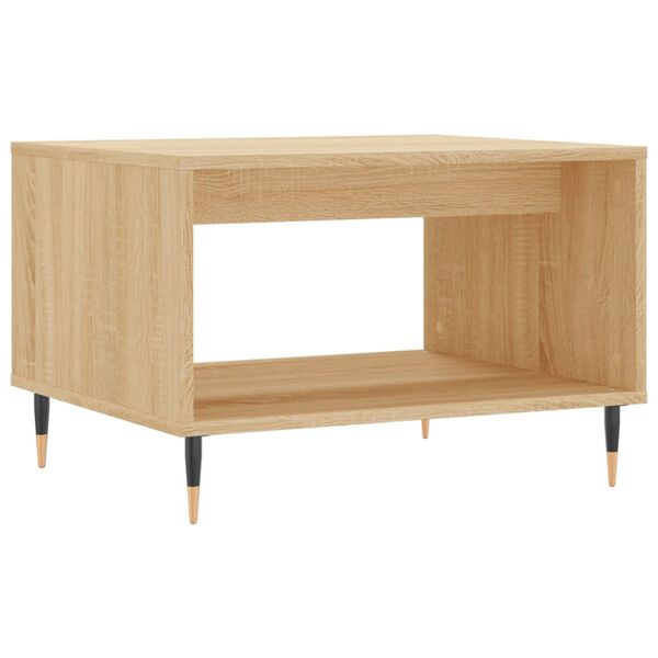 vidaXL Τραπεζάκι Σαλονιού Sonoma Δρυς 60x50x40 εκ. από Επεξεργ. Ξύλο