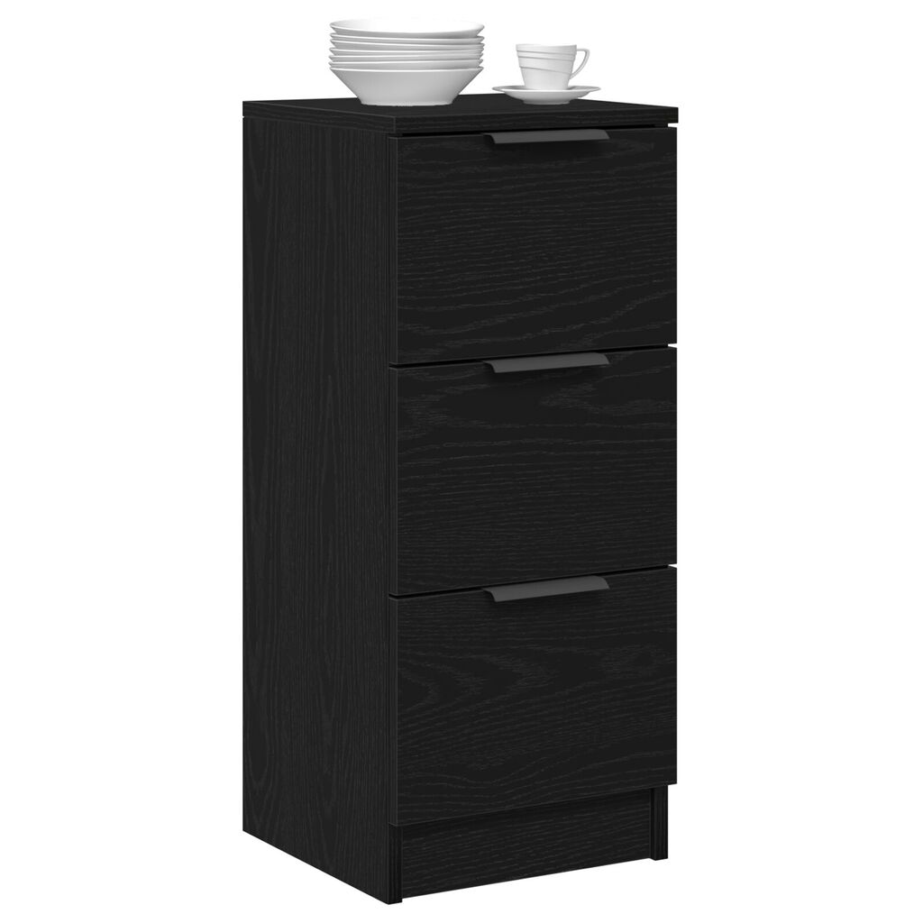 vidaXL Μαύρος Διορθωτής 30x30x70 εκ. Κατασκευασμένος από Επεξεργασμένο Ξύλο