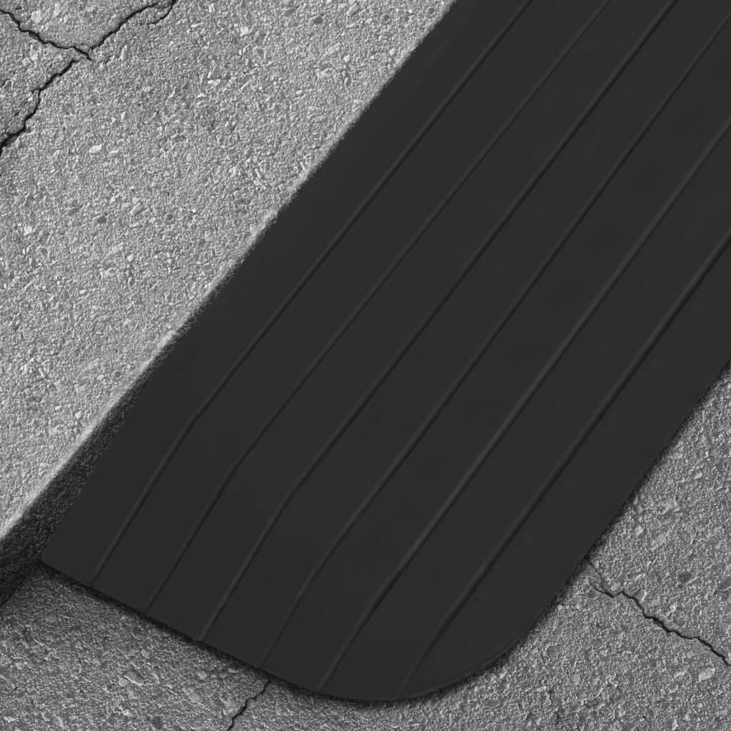 vidaXL Ράμπα Πεζοδρομίου / Πόρτας 110 x 21 x 2,5 εκ. από Καουτσούκ