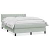 vidaXL &Kappa;&rho;&epsilon;&beta;ά&tau;&iota; Boxspring &mu;&epsilon; &Sigma;&tau;&rho;ώ&mu;&alpha; &Alpha;&nu;&omicron;&iota;&chi;&tau;ό &Gamma;&kappa;&rho;&iota; 140x210 &epsilon;&kappa;. &Beta;&epsilon;&lambda;&omicron;ύ&delta;&iota;&nu;&omicron;