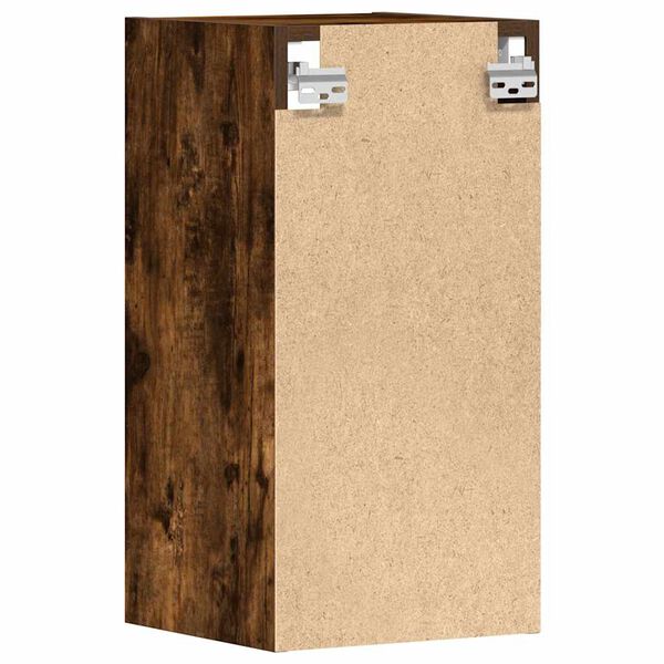 vidaXL κρεμαστό ντουλάπι Riga καπνιστή δρυς 30x29,5x60 cm