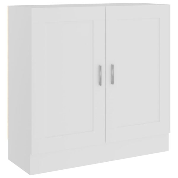 vidaXL Βιβλιοθήκη Λευκή 82,5 x 30,5 x 80 εκ. Επεξεργασμένο Ξύλο